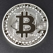 기념주화 비트코인선물 모형소품금도금 핫 Bitcoin Coin Bit XRP Fil IOTA Shiba Cardano Metal Crypt, 17 silver bitcoin