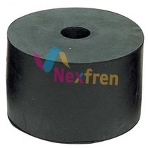 (100파이 25/60mm) 원형 방진고무판 고무발 바닥 소음 진동 방지 고무 패드