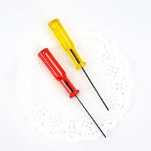 오렌지미싱 육각드라이버 육각렌치 오버록 바늘나사 교체시, 노랑(Φ1.6)