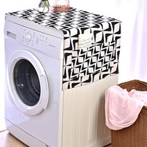 김치냉장고덮개 전자레인지 드럼 세탁기커버 녹색 잎 냉장고 천으로 단일 도어 먼지 커버 마이크로 웨이브, 23 LN85_01 SS 30X90cm