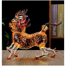 1.2L 신화 동물 담금주병 인삼주 야관문 술통 유리병, 단품
