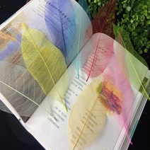 DR92나뭇잎책갈피 북홀더 북마크 책갈피 드라이플라워 북클립 북마커 북다트 판촉물책갈피 책클립 디자인책갈피, 파랑