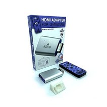 GC 비디오 소프트웨어를 실행하는 닌텐도 게임큐브용 게임큐브 HDMI 어댑터 리드. 2배의 회선 이중화를 지원하며 원격 제어를 카이코의 플러그 앤 플레이 솔루션