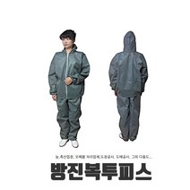 자체브랜드 투피스 방진복 방역 의료 안전용품 방호 분진 청소 오물 용역 부직포 방호복
