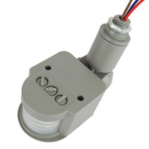 재실 감지기 모션 센서 LED 220V 자동 적외선 PIR 움직임 벽 장착 타이머 야외 조명 스위치, [01] Black