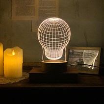 led 아크릴 usb 무드등 원목 아크릴 무드등 아이방 꾸미기