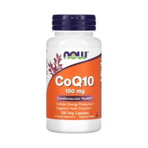 나우푸드 코엔자임 Q10 코큐텐 유비퀴논 유비퀴놀 150mg 100캡슐, 1개