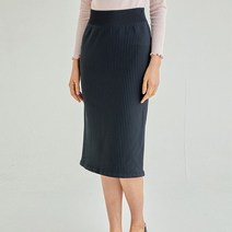 세컨스킨 베이직 자카드 스커트