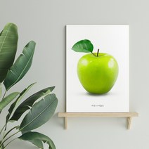 [인메이블] 돈들어오는 푸른 사과 그림 액자 대형 캔버스 생기 과일 주방 거실 풍수 인테리어 선물, 25.[I]해피초록사과, 캔버스 액자