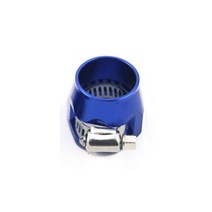 자동차냉각 부품 용품 자동차 호스 피니셔 클램프 라디에이터 변형 연료 파이프 클립 범용 오일 엔드 AN4 1, 15 AN12 Blue