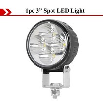 AULOOX-3 인치 오토바이 오프로드 자동차 4x4 4wd SUV LED 작업용 라이트 자전거 트랙터 굴삭기 허머 지프 픽업 볼보 트럭 밴용, 03 1pc Spot