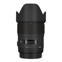 호환 가능 시그마 35-1.4 렌즈 비닐 데칼 스킨 35mm f/1.4 DG HSM 아트 캐논 EF 마운트 프리미엄 스티커, 09 Carbon Fiber Black
