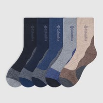 컬럼비아양말 스포츠양말 등산양말 KQJ 컬럼비아 남성 파일 장목 5팩, 혼합5팩_남성