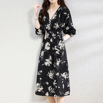 여성 빅플라워 꽃무늬 하객 정장 원피스 여름 쉬폰 바 하객 플 휴양지 시어서커 여름 바캉스