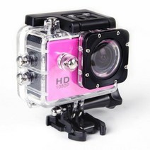 새로운 hd 스포츠 dv 카메라 미니 스포츠 카메라 울트라 30m 1080p 액션캠, 분홍색