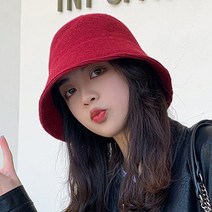 니트 울 모자 여성 여자 가을 겨울 패션 방한 벙거지 보넷 버킷햇