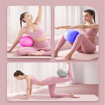 미니 짐볼/볼/요가/엑서사이즈 미니 요가 짐볼 25CM/에어블로우포함/발란스볼/돔볼/필라테스/홈트/짐볼25CM, 퍼플