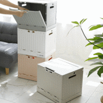 데일리블룸 폴딩 리빙박스, 데일리블룸 폴딩리빙박스 60L 화이트 3P세트