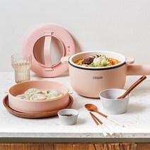 리큅 2in1 만능 멀티쿠커 라면포트 LEP-P20, LEP-P20PK(핑크)