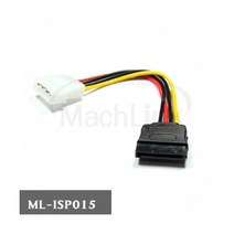 (MachLink) IDE-SATA 전원 변환 케이블 젠더 15cm ML-ISP015 /케이블류, 1