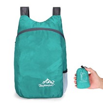 15L 경량 Packable 배낭 Foldable 초경량 야외 접는 배낭 여행 데이 팟 가방 남성 여성을위한 스포츠 데이 팟, 하늘색