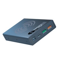 차박 인산철 파워뱅크5x1865 0 보조베터리 케이스 분리형 홀더 충전 상자 DIY 쉘 QI 무선 화이트, 한개옵션0