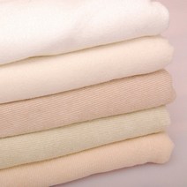 원단-오가닉코튼 테리타올 5종, 아이보리