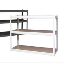 조립식 1200 고릴라렉 철제 선반 2단 3단, 블랙