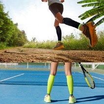 [런웨이브] 종아리보호대 종아리슬리브 아대 다리보호대, 블랙