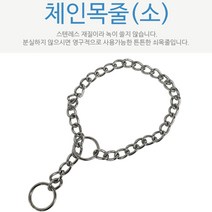 초크체인 목줄 중대형견 쇠목줄 스테인리스