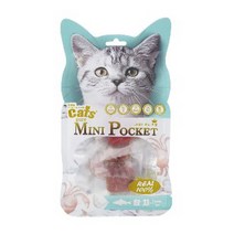 더캣츠 그대로 미니포켓 치킨 오리 참치 연어 12P 고양이간식, 1개, 참치 10P