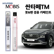 현대 모비스 싼타페 TM 카페인트 자동차 붓펜 M2F NKA PDW R2F ST2 T2X WW2, W3A-글레이셔화이트(주문색상)