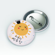 디자인아지트 캐릭터버튼 우주행성 뱃지 미아방지 어린이집 명찰, 목성