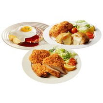 굽다 송경수셰프의 수제 세트 2호 (수제 돈까스+통치즈돈까스+함박스테이크 2set 총6팩)