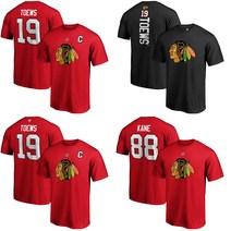 NHL 시카고 블랙호크스 반팔티셔츠 유니폼 B586