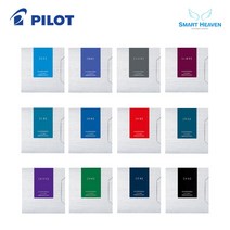 파이롯트 만년필 잉크 카트리지(6입) 이로시주쿠, IRF-6S-SNK(깊은바다)