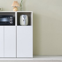 데코라인 플렉스 주방 다용도 수납장 1200, 네추럴화이트