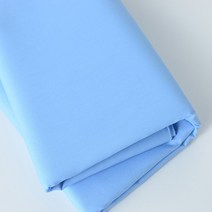 융천 접착 융원단 Cotton Poplin Fabric Solid Color White Red Black for Sewing Accessories Quilting 6345EA67, 0.5mX1.45m, 10 44 Blue