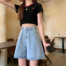여성 반바지 데님 린넨 숏팬츠 와이드 카고 빈티지 무릎 길이 Spliced 디자인 패션 느슨한 레저 Bf 스타일 Streetwear 하이 스트리트 멋진 십대 Ins 솔리드