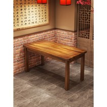 고재 테이블 원목 상판 가구 카페 빈티지 테라스 야외 식탁 클래식, 100x60x73 싱글