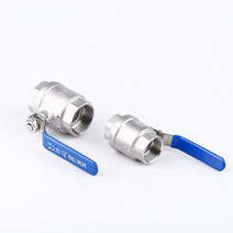 304 316 스테인리스 BSPT 1/4 "3/8" 1/2 1 "1 2 '여성 2P 풀 포트 볼 밸브 비닐 핸들, 02 DN10_01 201SS Material
