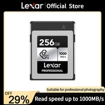 호환용 Lexar-CF 카드 64GB 128GB 256GB CFexpress 유형 B CF 익스프레스 원시 4K 비디오 디지털 SLR 카메, 02 256GB