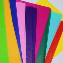 색화지(습자지) 9절 500매(240x320mm) 선물 포장지 완충재 꽃종이 꽃볼 공예, 4.연두색