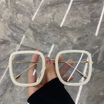 urkoteer 큰테평광경 여성 사각안경 검정테 cx-512