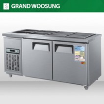 우성 반찬냉장고 1500 업소용 밧드냉장고 CWS-150RB, 내부스텐, 아날로그, 우측
