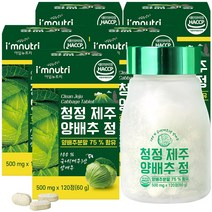 아임뉴트리 청정 제주 양배추환 양배추 정 500mg x 120정, 5개, 500mgx120정