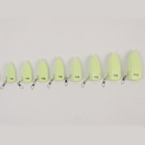 엘디피쉬 쪽쪽이 핀도래 야광봉돌, 12호(5개입), 5개