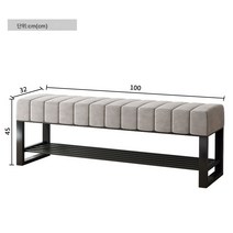 북유럽 럭셔리 다기능 일체형 신발장, 그레이:100x32x45
