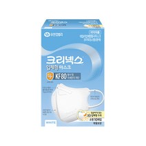크리넥스 입체형마스크 KF80 화이트 소형 10입 개별포장