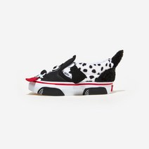 [국내정식매장] 반스 키즈 운동화 도그 슬립-온 벨크로 - DALMATIAN BLACKTRUE WHITE 1010093863